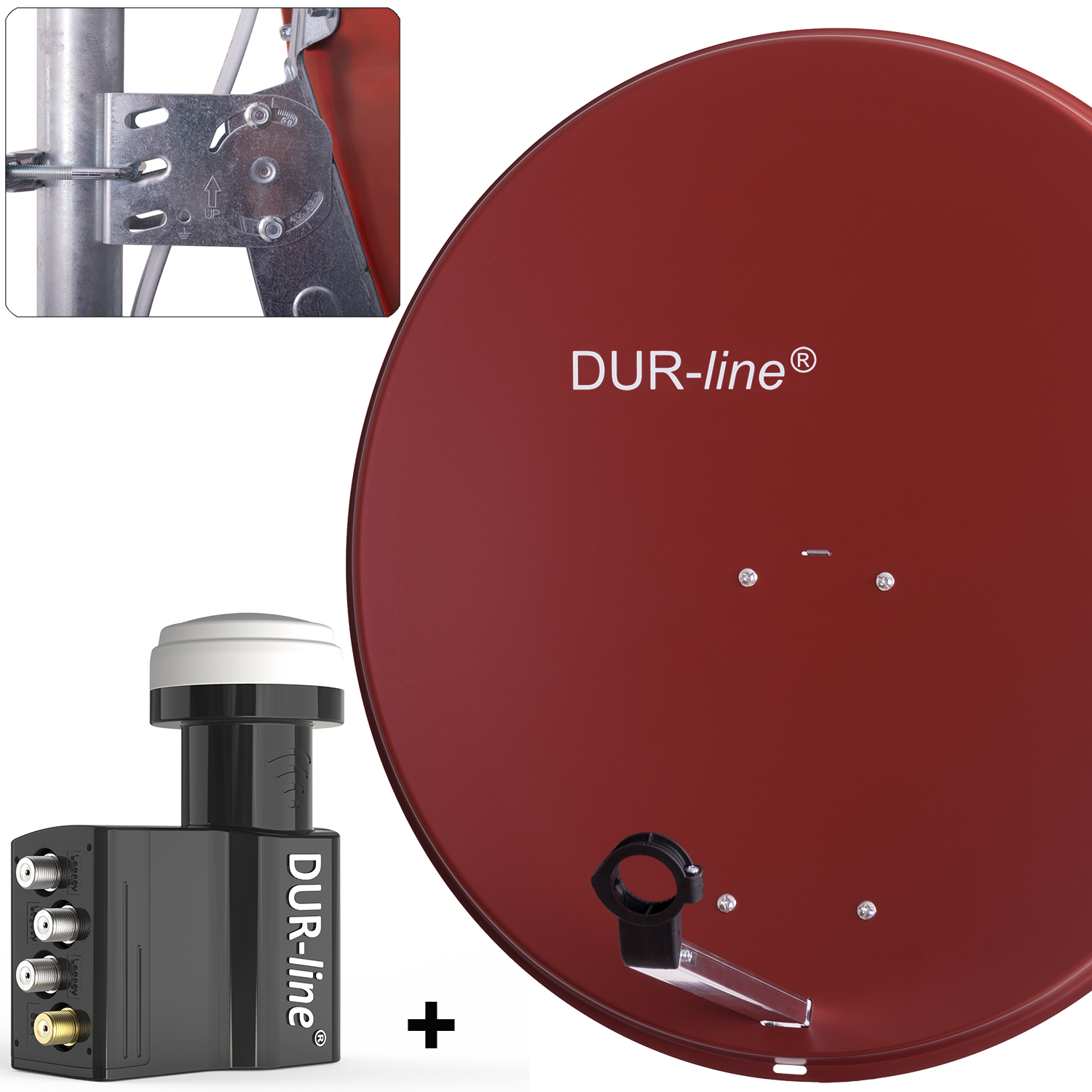 DUR-line MDA 80 R + UK 104 LNB - Einkabel Set