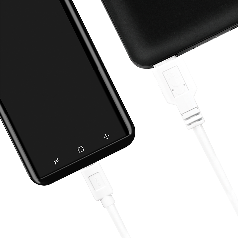 USB 3.2 Gen1 Type-C Kabel, C/M zu USB-A/M, weiß, 2 m