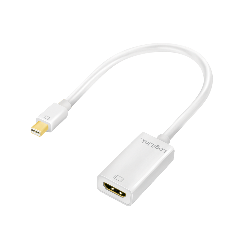 DisplayPort-Adapter, mDP/M zu HDMI-A/F, 1080p, weiß, 0,15 m