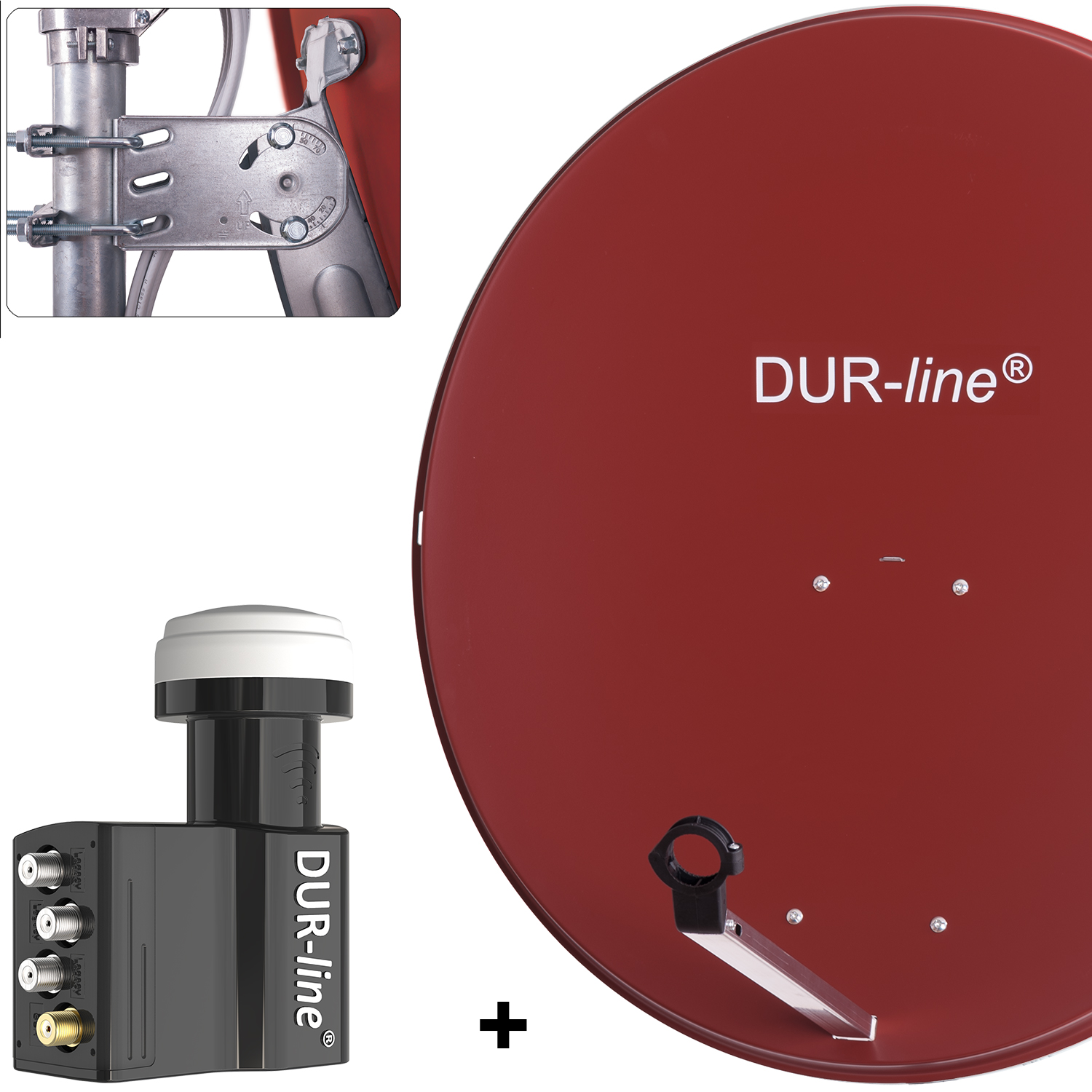 DUR-line MDA 90 R + UK 104 LNB - Einkabel Set