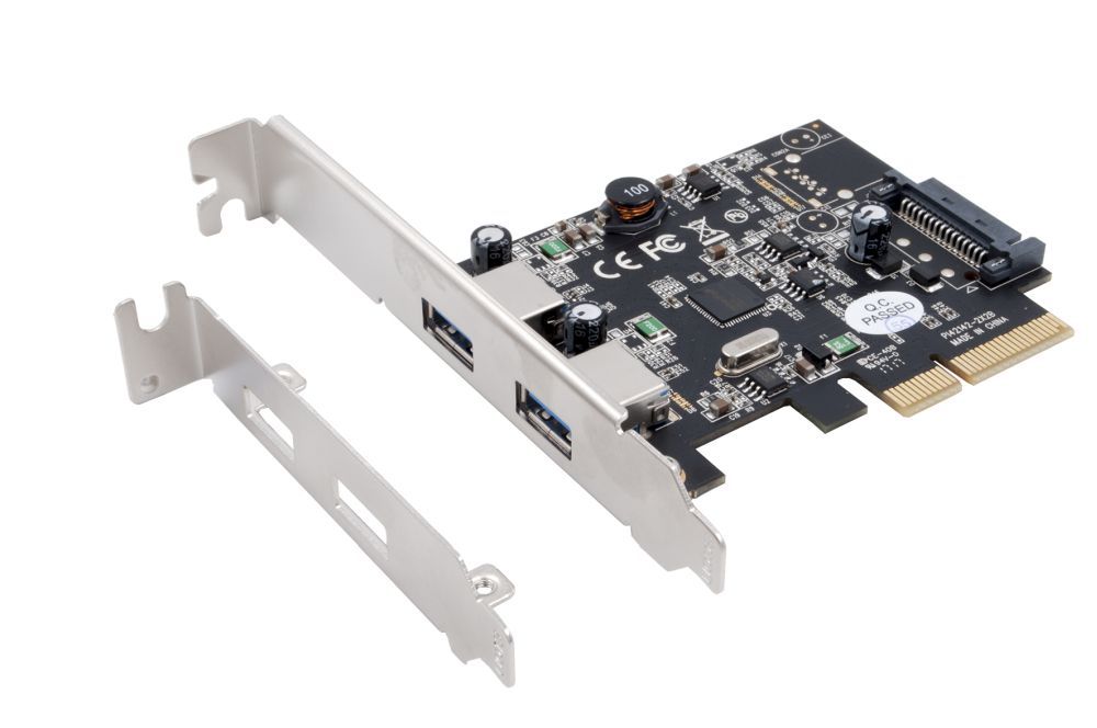 2-Port USB 3.1 Gen.2 PCIe (Gen.2) (x4) Karte mit 2 A-Anschlü