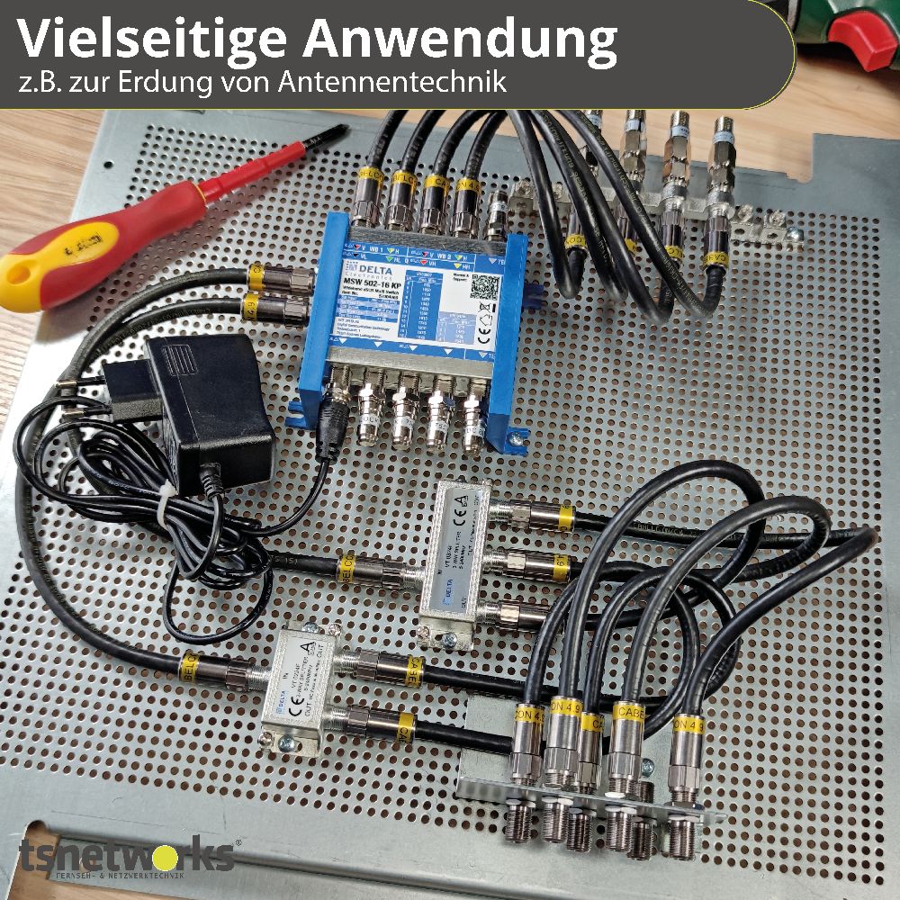 40x40cm Lochblech Montageplatte für z.B. Antennenanlagen