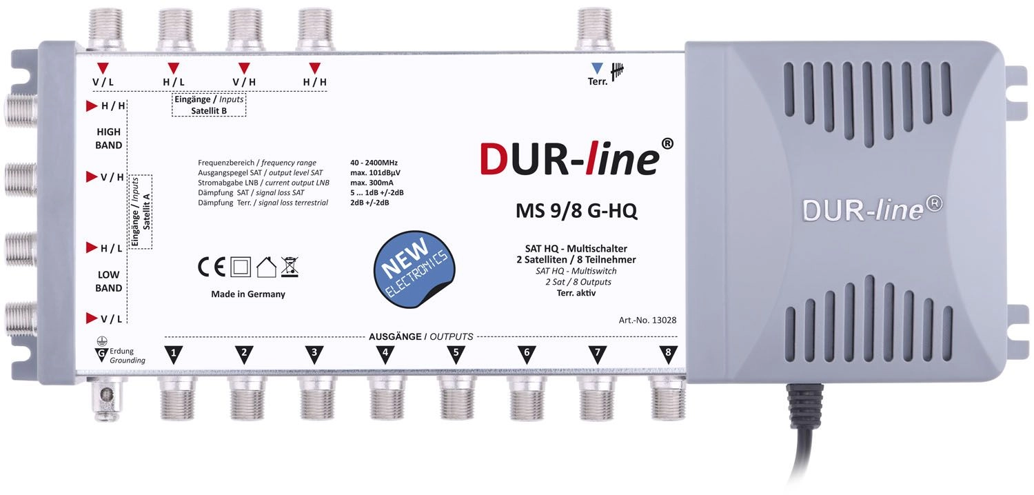 DUR-line MS 9/8 G-HQ - Multischalter