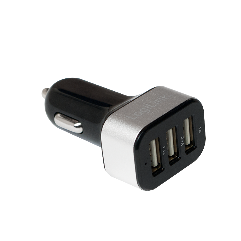 USB Kfz Netzteil, 3x USB-Port, 25.5W USB Kfz Netzteil, 3x USB-Port, 25.5W