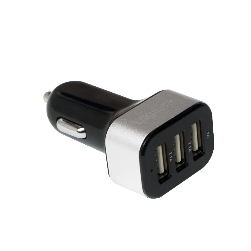 USB Kfz Netzteil, 3x USB-Port, 25.5W