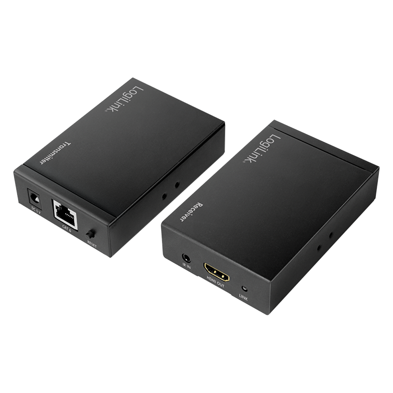 HDMI-Extender-Set über LAN, 50 m, 4K/30 Hz, HDCP, IR