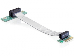 Schnittstellenkarte, Riser PCI Express x1 mit flexiblem Kabe