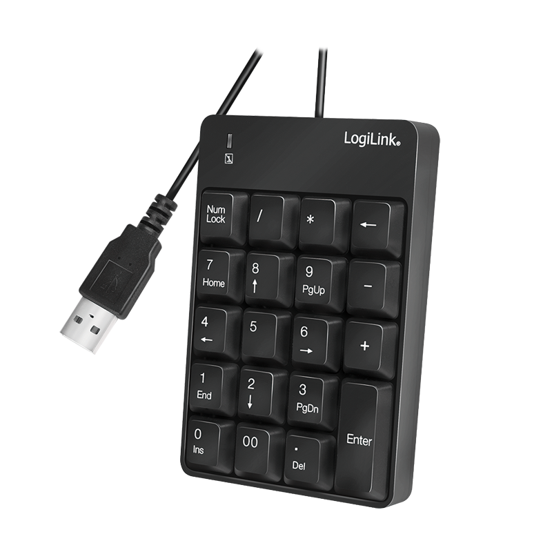 Keypad mit USB-Anschluss, 19 Tasten Keypad mit USB-Anschluss, 19 Tasten