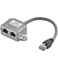 ISDN T-Adapter, Telefonbelegung, geschirmt