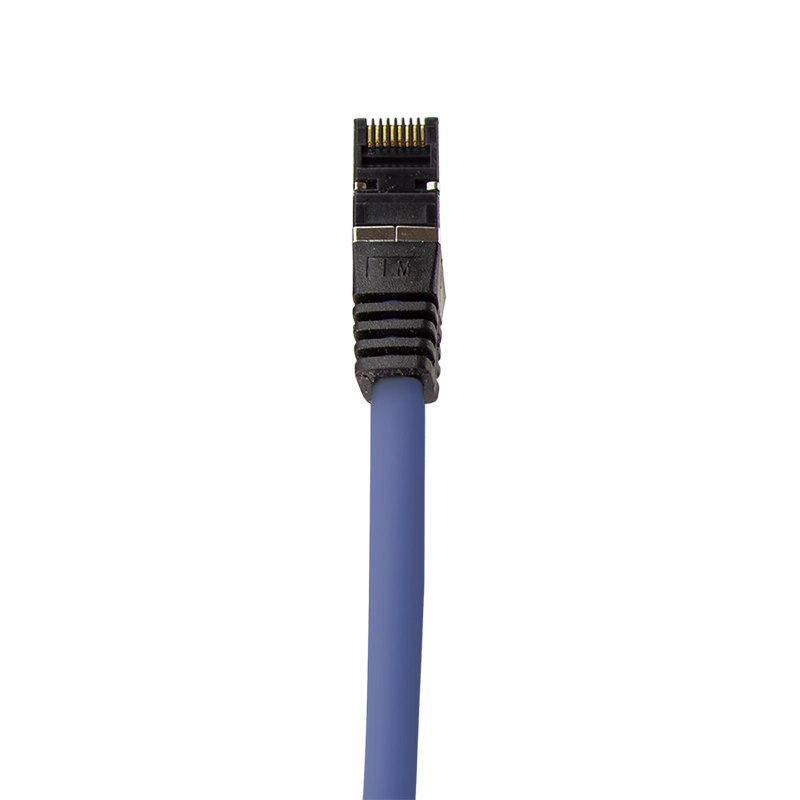 Patchkabel PrimeLine, Cat.8.1, S/FTP, blau, 0,5 m