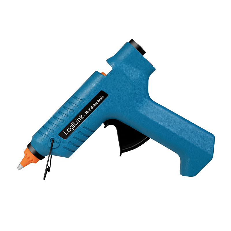 Heißklebepistole kabellos, 80 W, mit Aufsteller, blau
