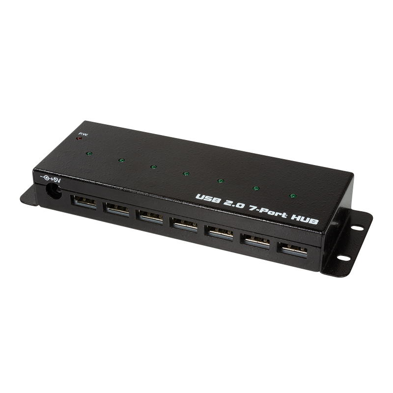 USB 2.0 Hub, 7-Ports, Industrieausführung