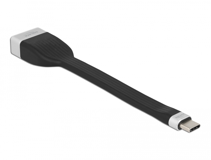 FPC Flachbandkabel USB Type-C™ zu DisplayPort (DP Alt Mode) 4K 60 Hz 13,5 cm, Delock® [86731]