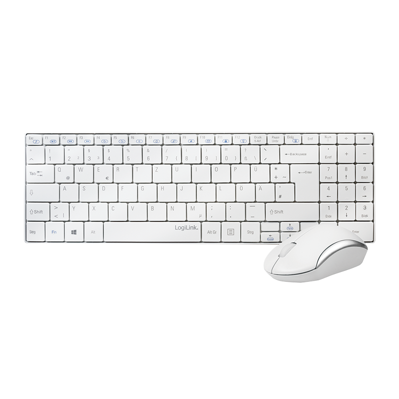 2.4 GHz Wireless Tastatur & Maus Set mit Autolink Funktion
