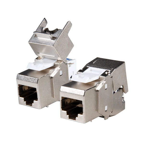 Cat.6  RJ45 Keystone, Druckguss - Gehäuse