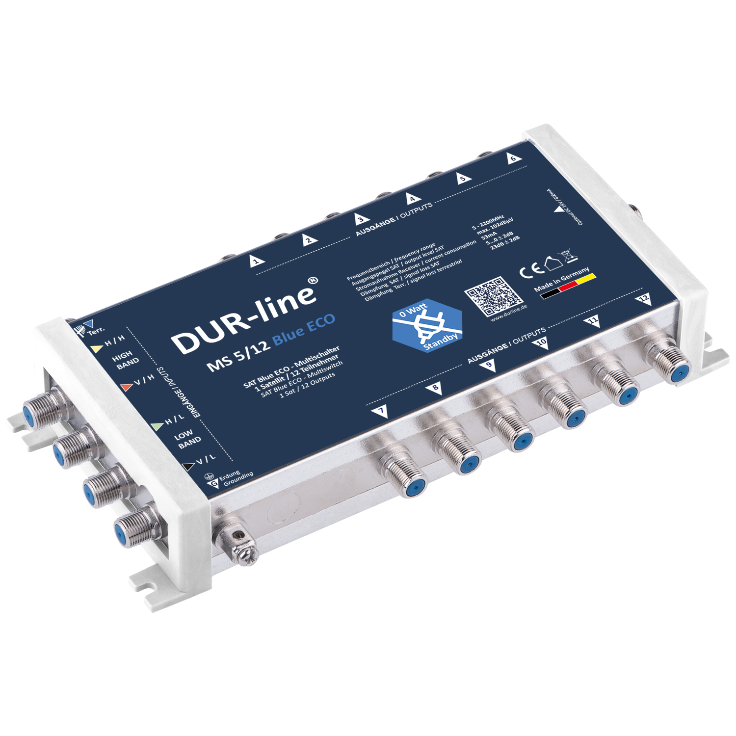 DUR-line MS 5/12 Blue ECO - Multischalter DUR-line MS 5/12 Blue ECO - Multischalter