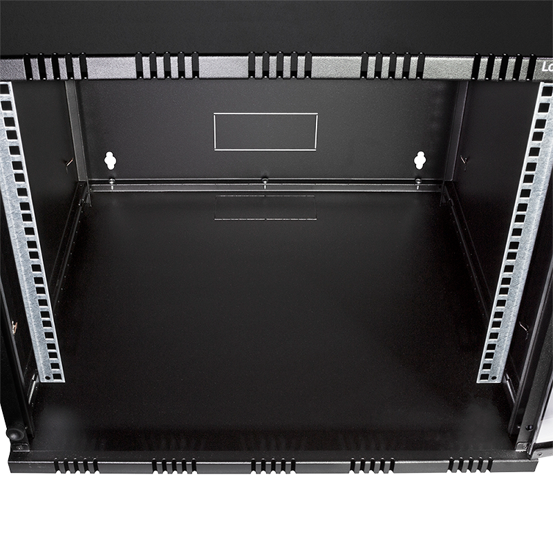 19" SOHO Wandschrank, 6 HE, 550 mm tief, schwarz