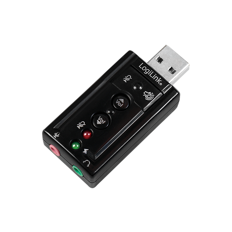 USB Soundkarte mit Virtual 7.1 Soundeffekt