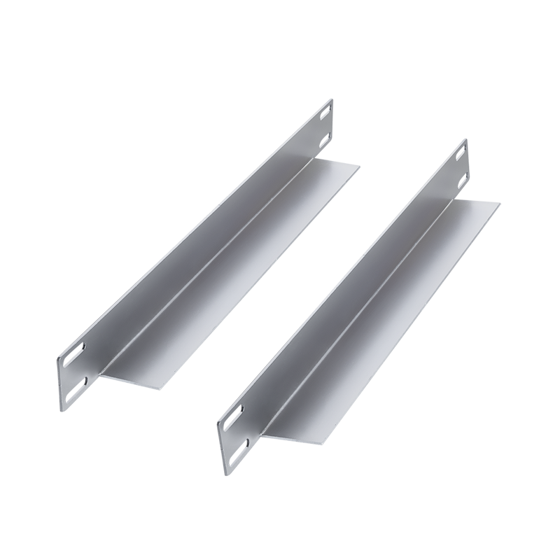 Gleitschienen für 800 mm tiefe 19"-Schränke, verzinkt, 2 Stück