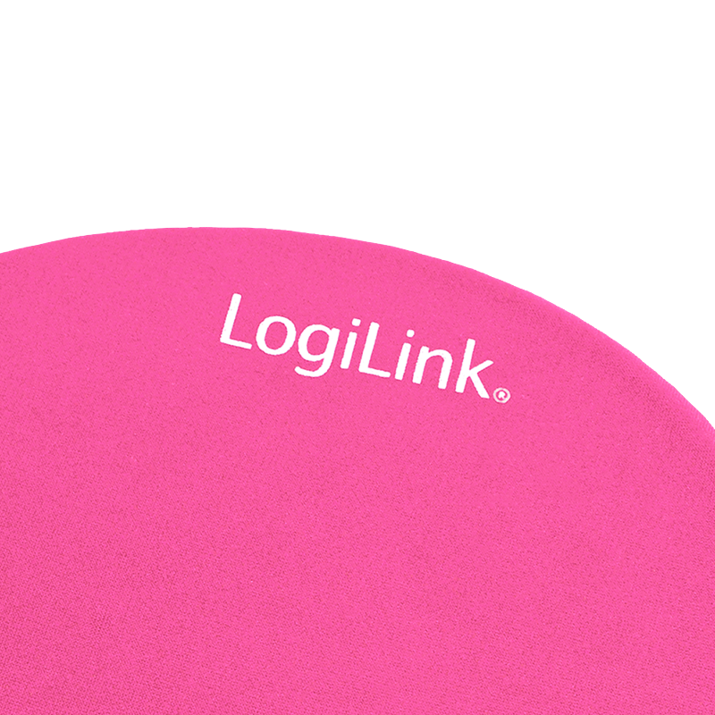 Mauspad mit Silikon Gel Handpallenauflage, pink