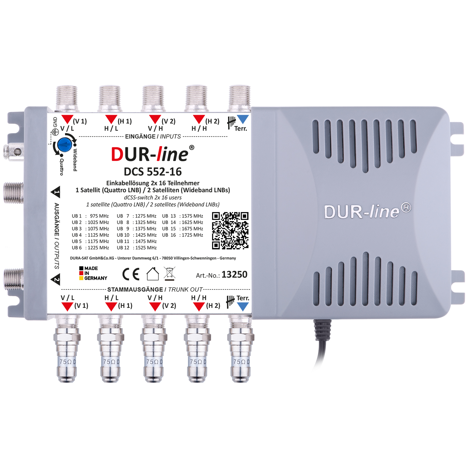 DUR-line DCS 552-16 - Einkabellösung