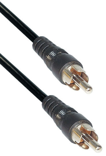 Mono Verbindung Cinch, Stecker an Stecker, 1,5m, Good Connections®