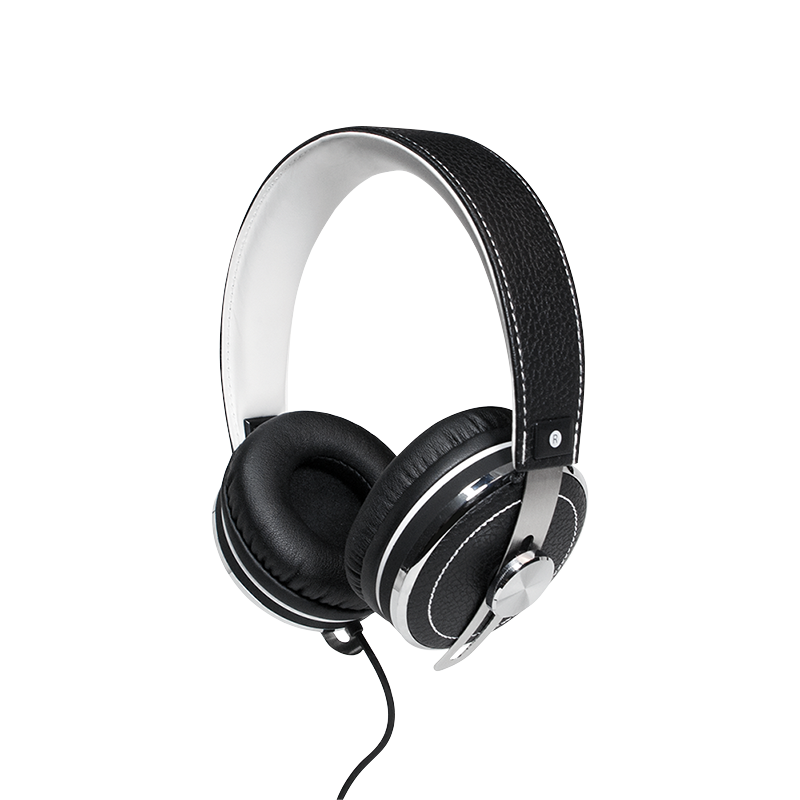 Stereo-Headset, 1x 3,5-mm-Klinkenstecker, RockStar, schwarz/weiß