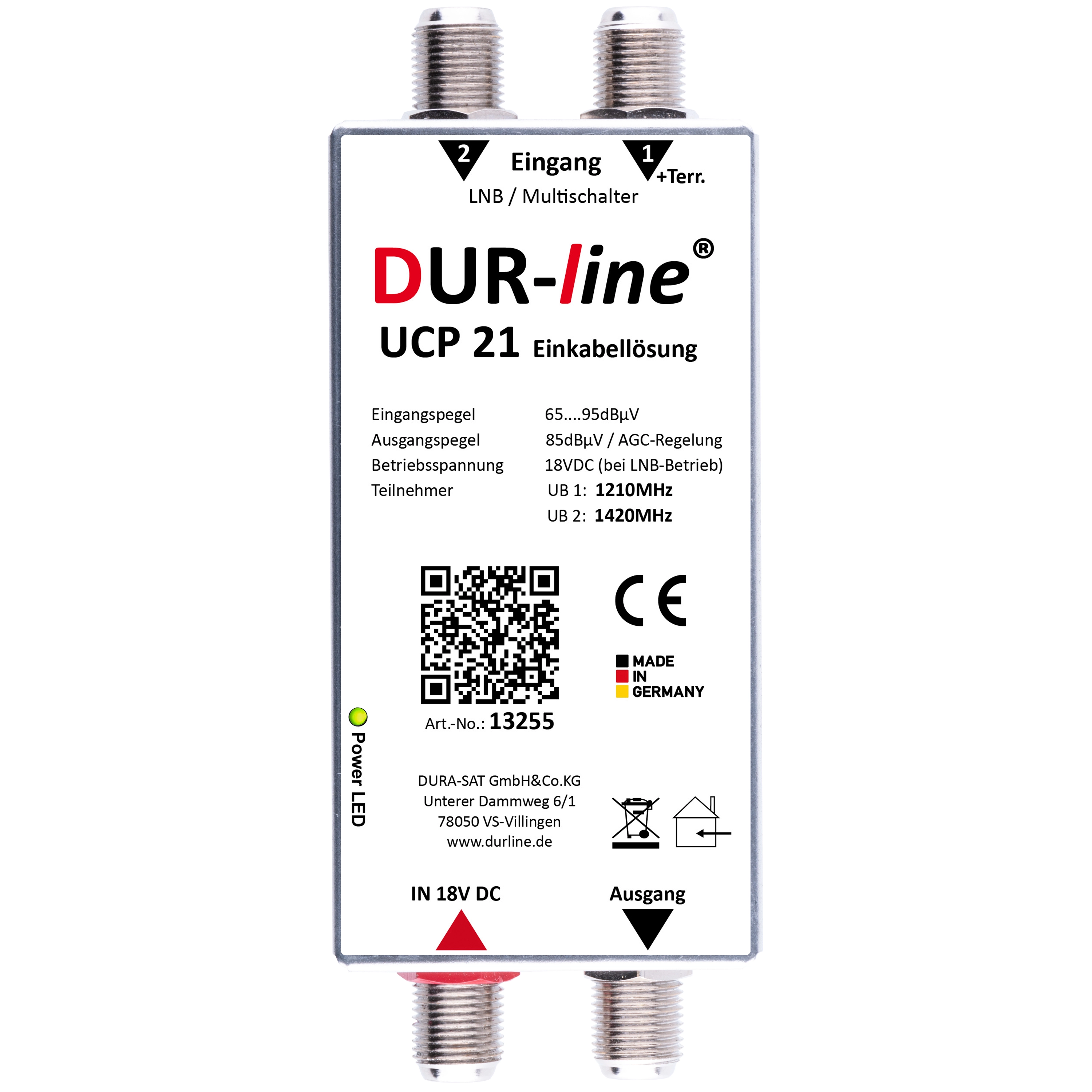 DUR-line UCP 21 - Einkabellösung