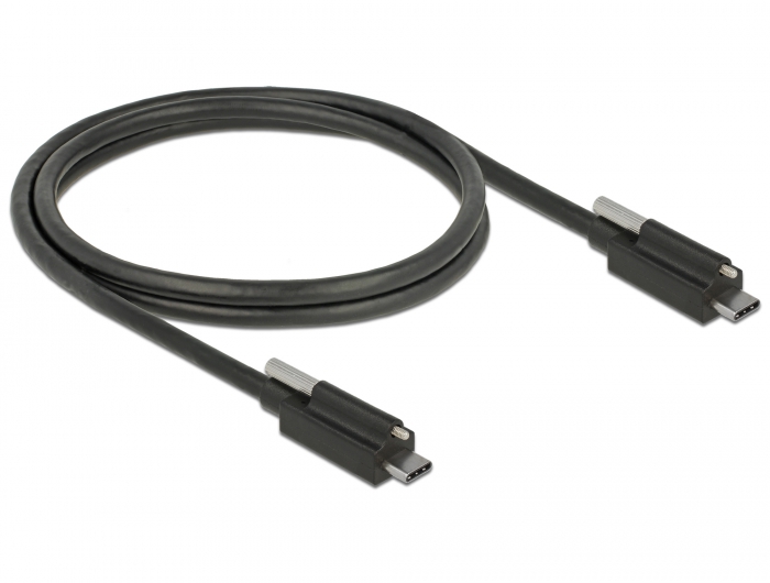 Kabel SuperSpeed USB 10 Gbps (USB 3.1 Gen. 2) USB Type-C™ Stecker an USB Type-C™ Stecker, mit Schrau