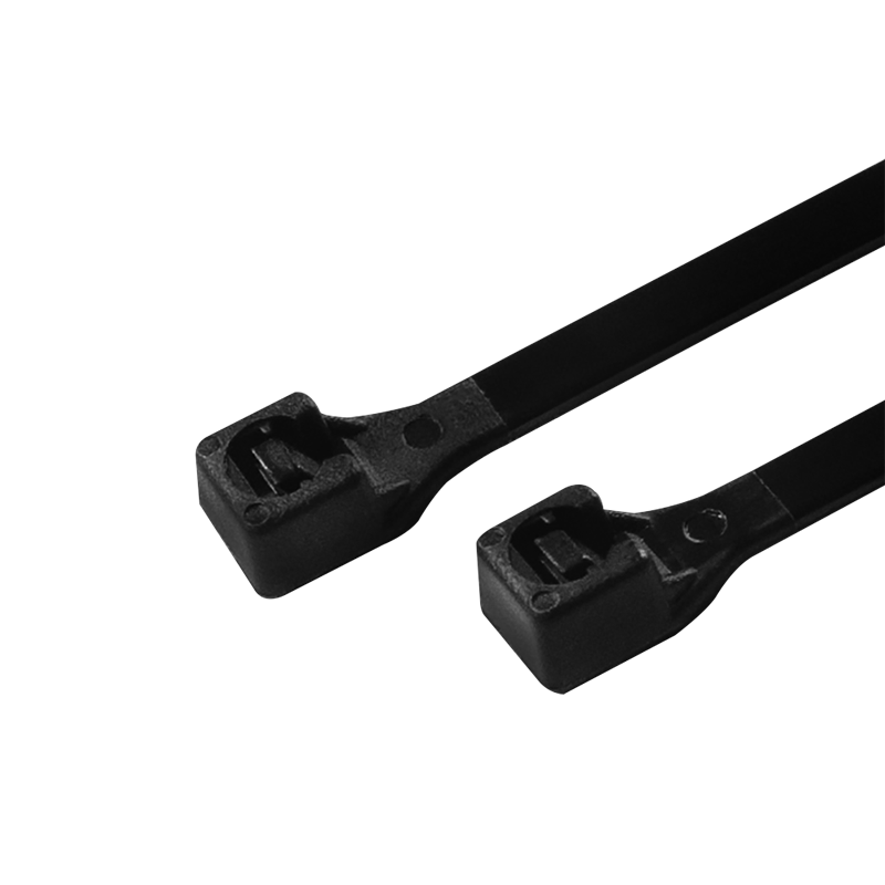 Kabelbinder, PA66, 100 Stk., schwarz, B: 2,5 mm, L: 200 mm