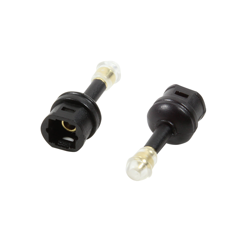 Audio-Adapter, Mini-Toslink/M zu Mini-Toslink/F, schwarz Audio-Adapter, Mini-Toslink/M zu Mini-Toslink/F, schwarz