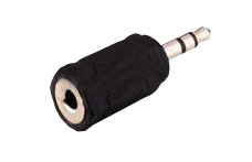 Audio Adapter 3,5 mm Klinke Mono Buchse / Stereo Stecker, Good Connections®