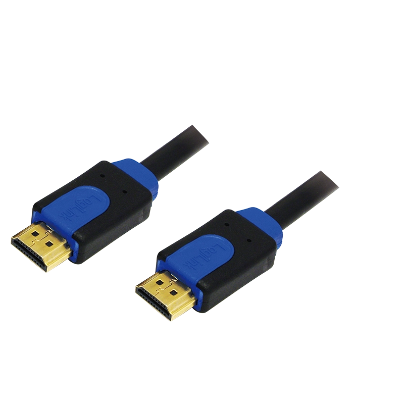 HDMI-Kabel, A/M zu A/M, 4K/30 Hz, schwarz/blau, 5 m