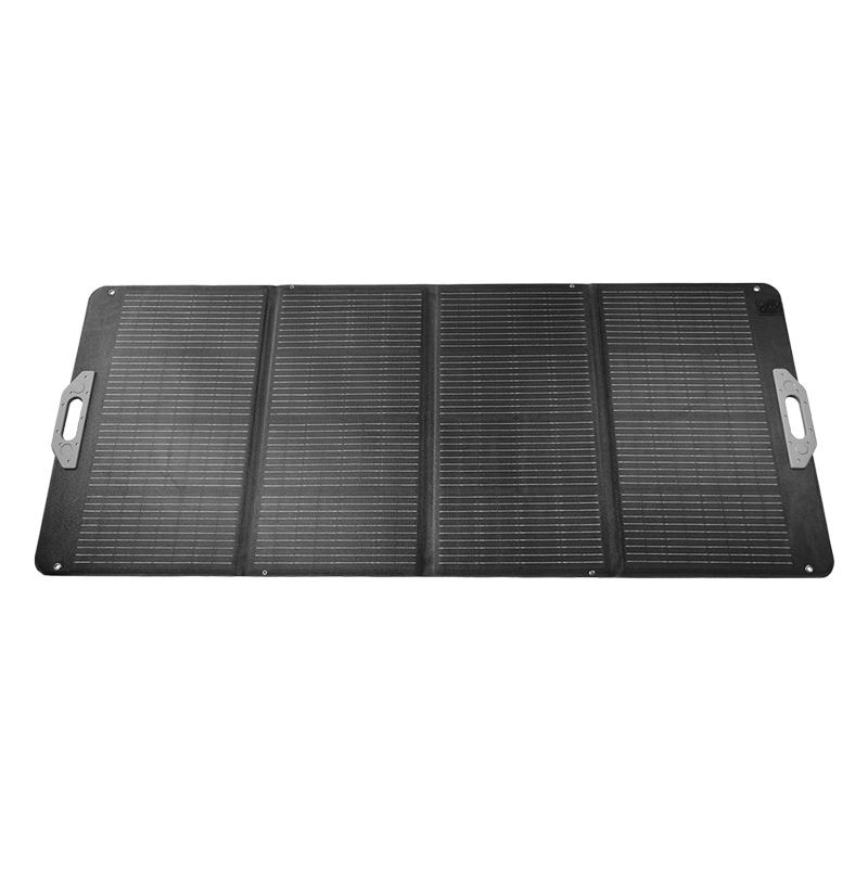 Faltbares-Stand-Alone-Solarpanel, 229,7x54x0,2 cm, 200 W, IP67, schwarz