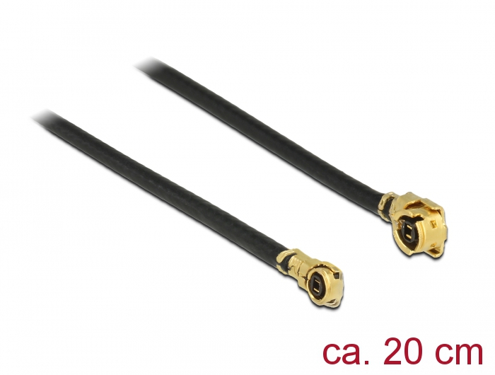 Antennenkabel MHF / U.FL-LP-068 kompatibler Stecker an MHF IV/ HSC MXHP32 kompatibler Stecker 0,2 m,