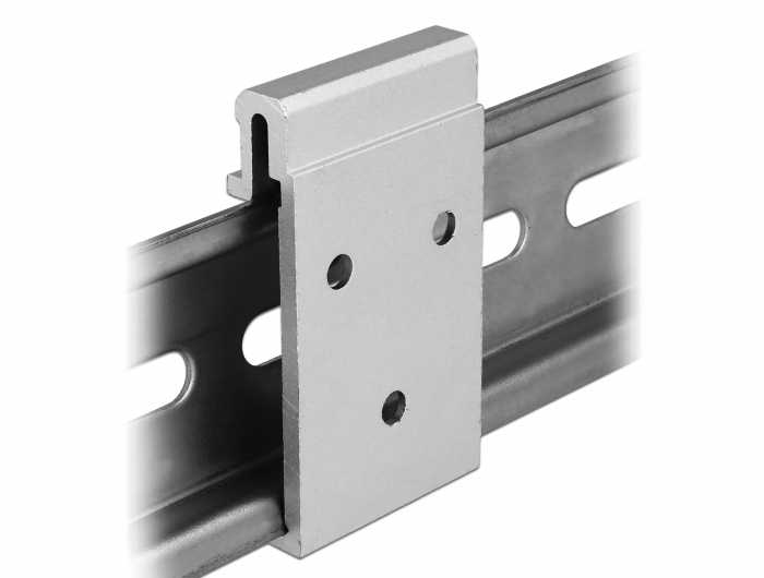 Aluminium Montageclip für Hutschiene, Delock® [65991]