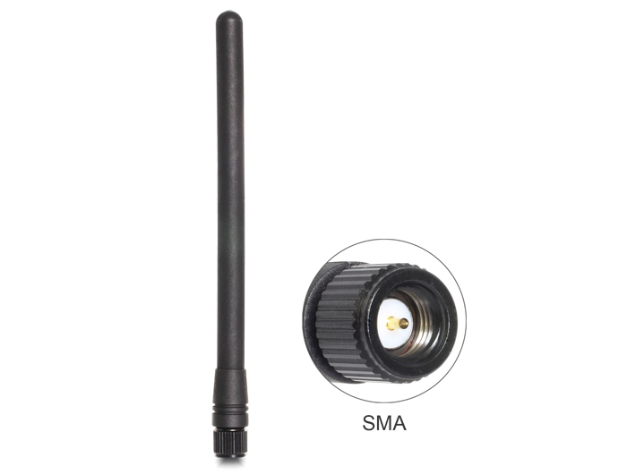 Antenne ZigBee 868 MHz SMA 2 dBi starr, Delock® [88689]