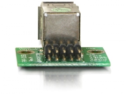 USB Pinheader Stecker an 2x USB 2.0 Buchse - oben, Delock® [41763]