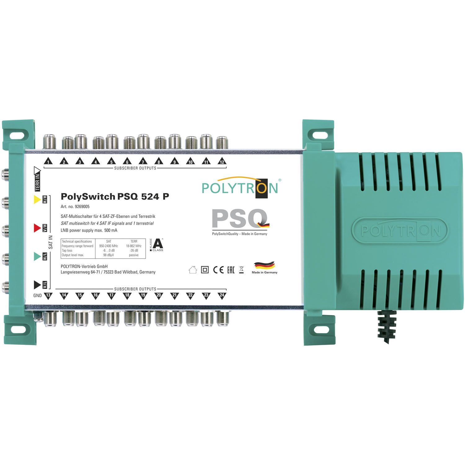 Polytron PSQ 524 P - Multischalter Polytron PSQ 524 P - Multischalter