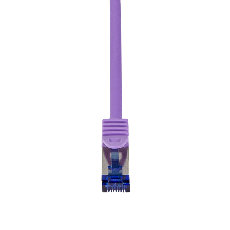 Patchkabel Ultraflex, Cat.6A, S/FTP, violett, 0,5 m