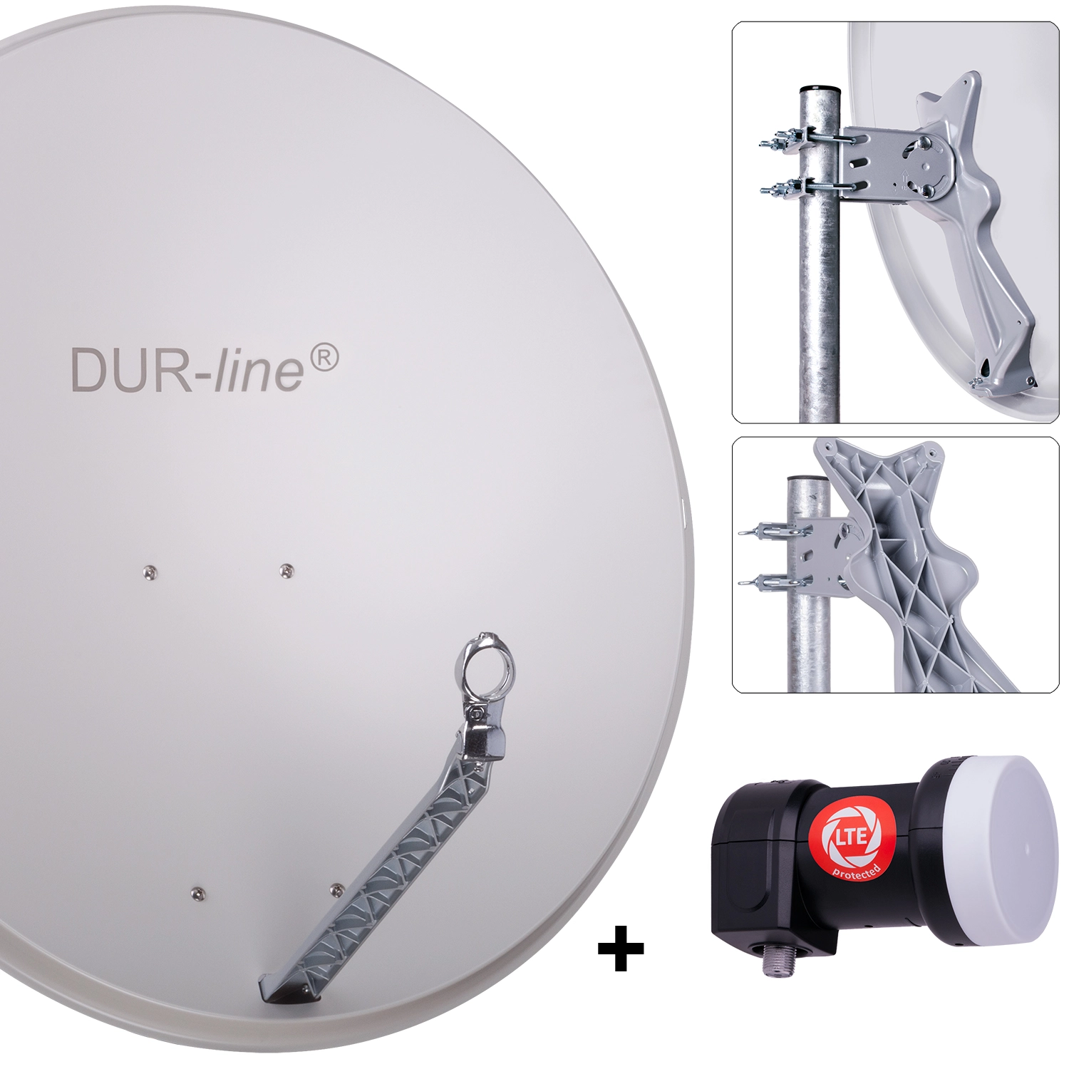 DUR-line Select 85/90 G + +Ultra Single LNB - 1 Teilnehmer Set