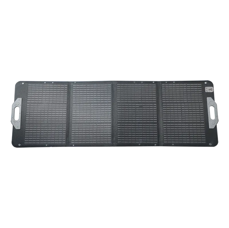 Faltbares-Stand-Alone-Solarpanel, 128,5x60x0,2 cm, 100 W, IP67, schwarz