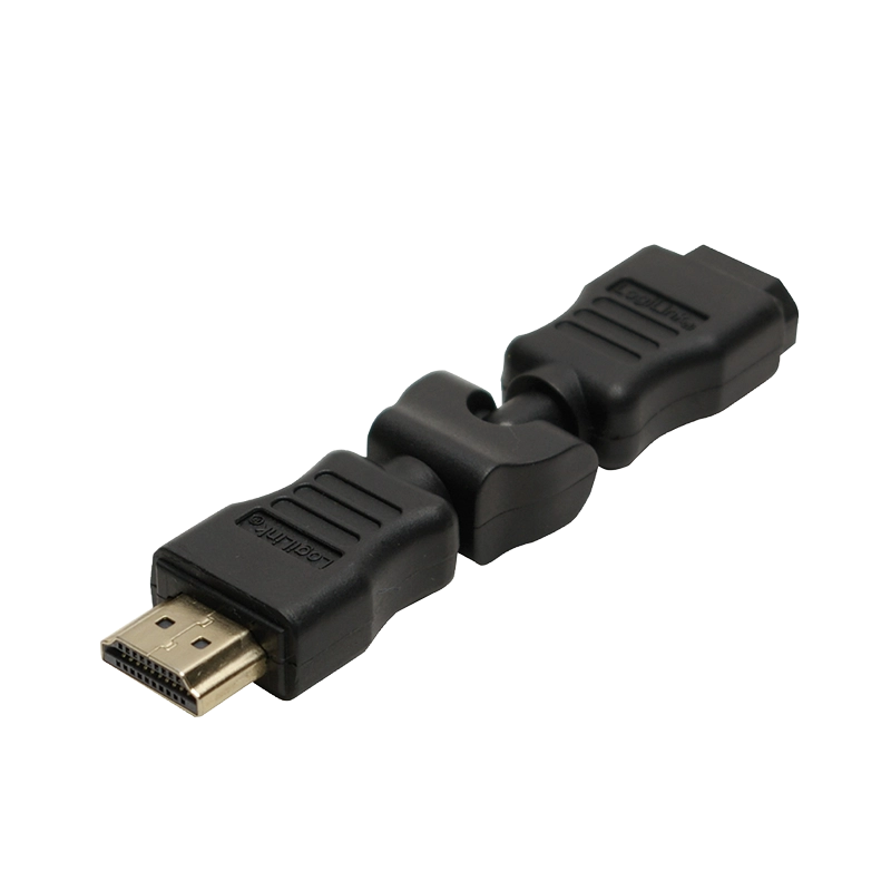 HDMI-Adapter, A/M zu A/F, 270°-drehbar, 4K/30 Hz, schwarz