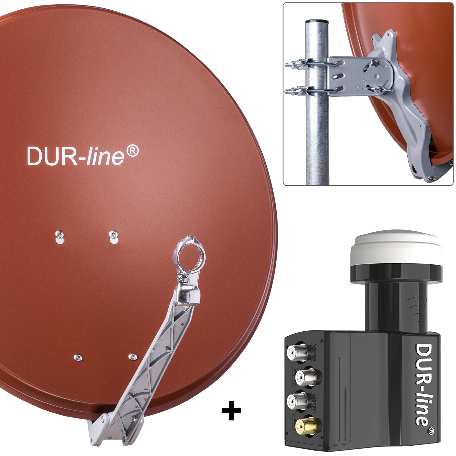 DUR-line Select 60 R + UK 104 LNB - Einkabel Set