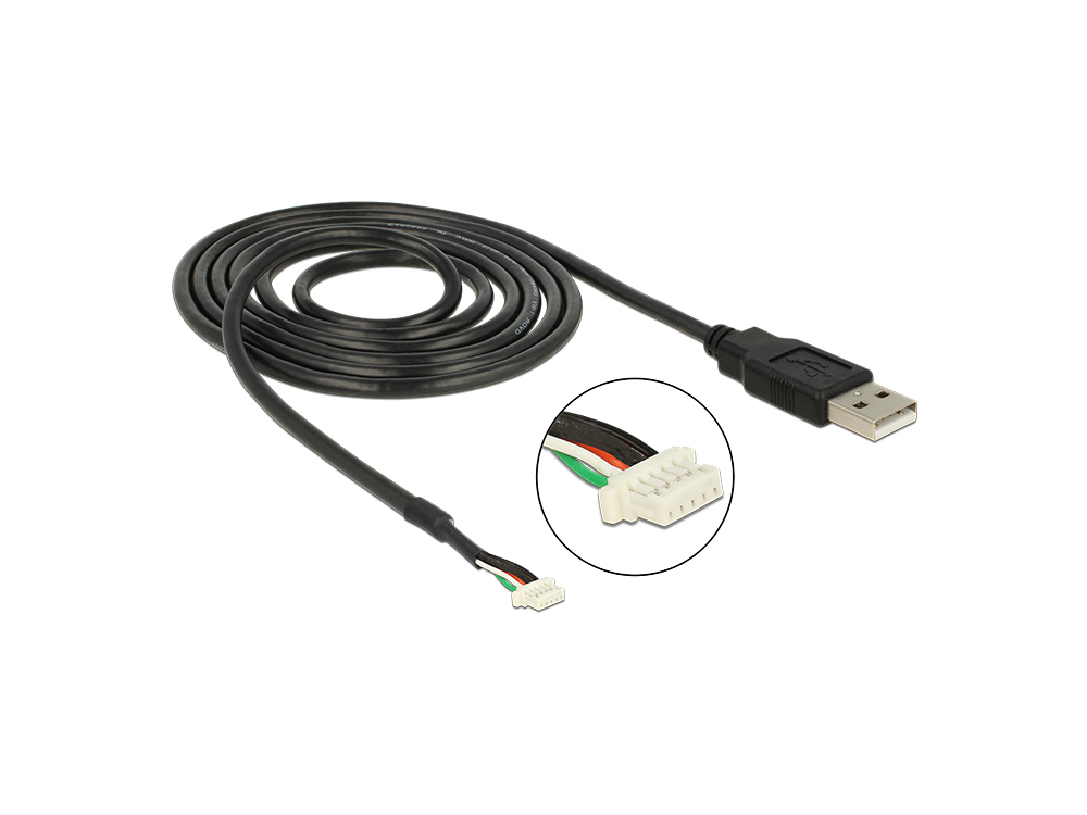 Modul Anschlusskabel USB 2.0 Stecker A 1,5m 5-polig Kamera V5 A, Delock® [95987]