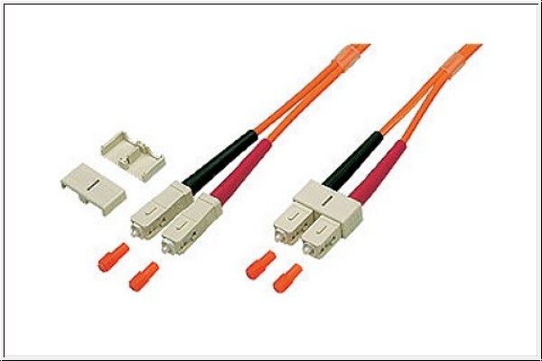 Patchkabel LWL Duplex OM1 (Multimode, 62,5/125) SC/SC, 15m, Good Connections®