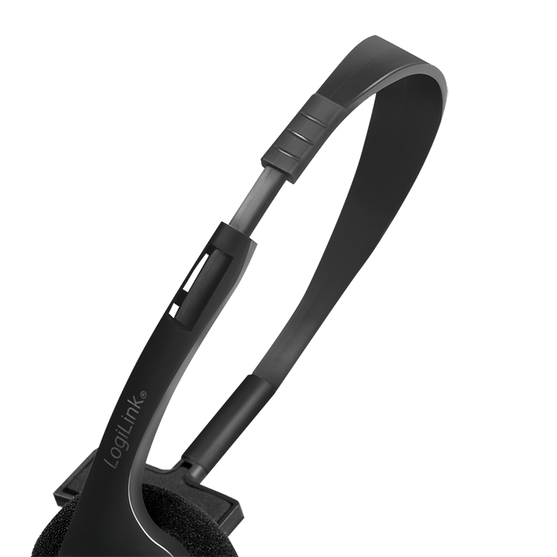Mono-Headset, 1x 3,5-mm-Klinkenstecker, Bügelmikrofon, Eco-Box