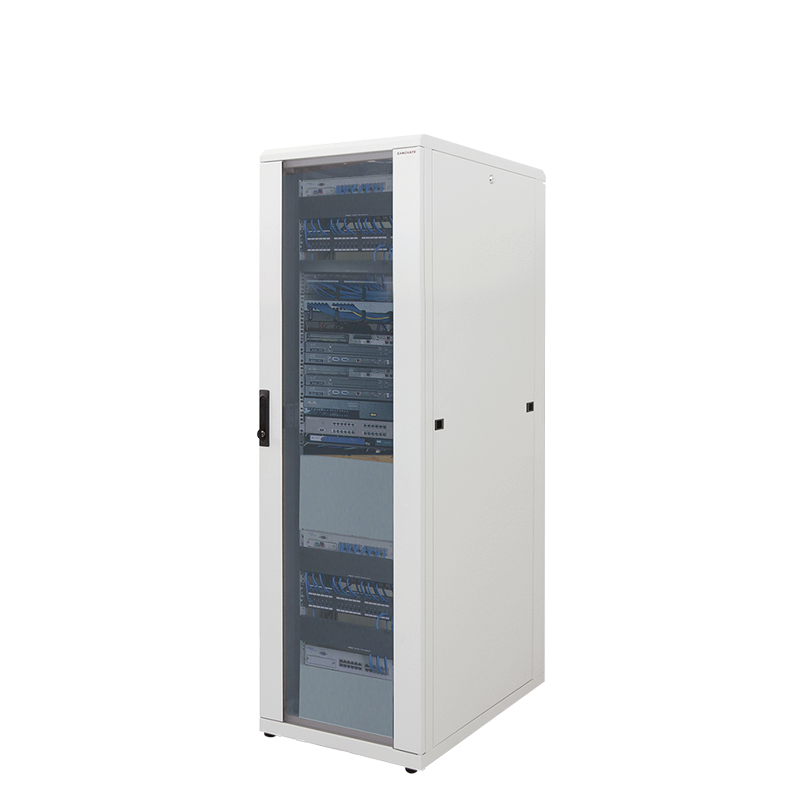 19" Netzwerk Standschrank, 22HE, 600 x 800 mm, grau