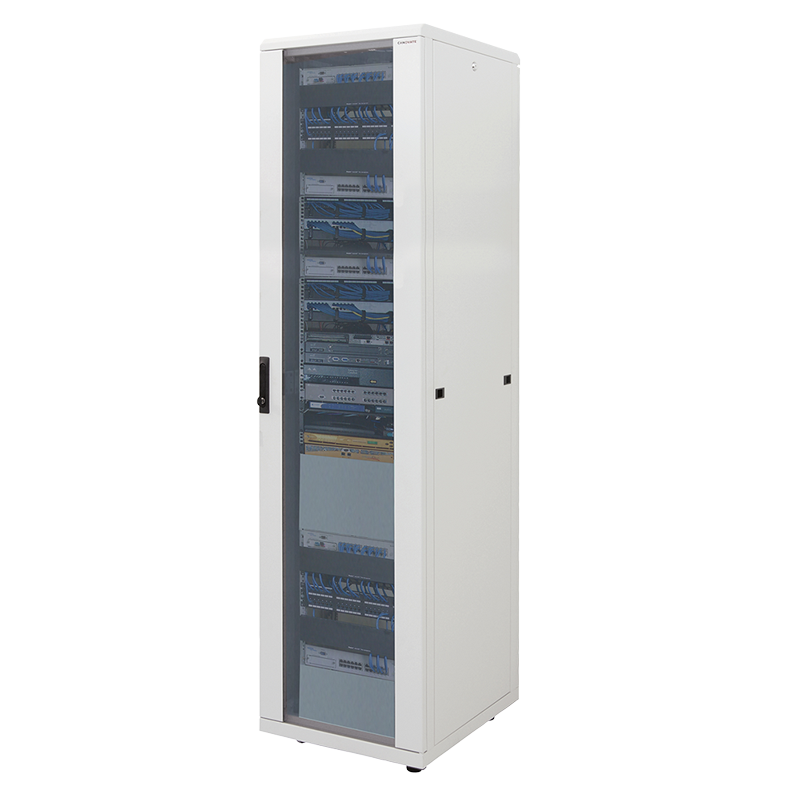 19" Netzwerk Standschrank, 42HE, 600 x 600 mm, grau