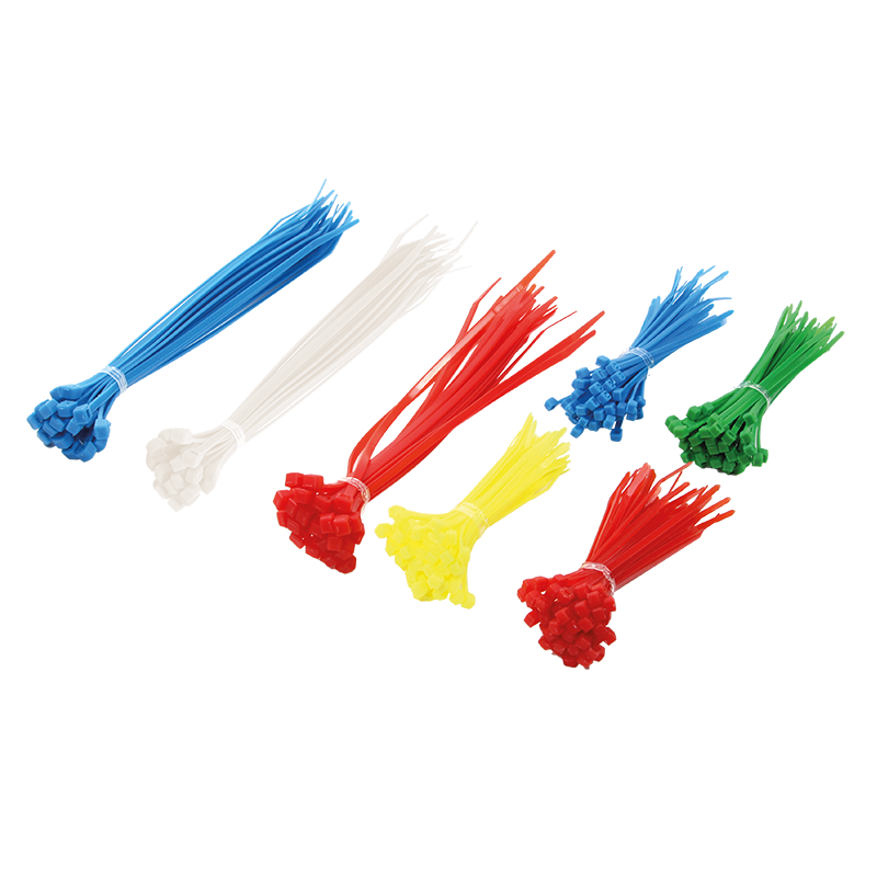 Kabelbinder-Set, PA66, 300 Stk., gemischtfarbig, mehrere Längen